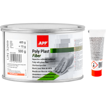 Szpachla z włóknem szklanym i utwardzaczem APP Poly Plast Fiber 0 5kg