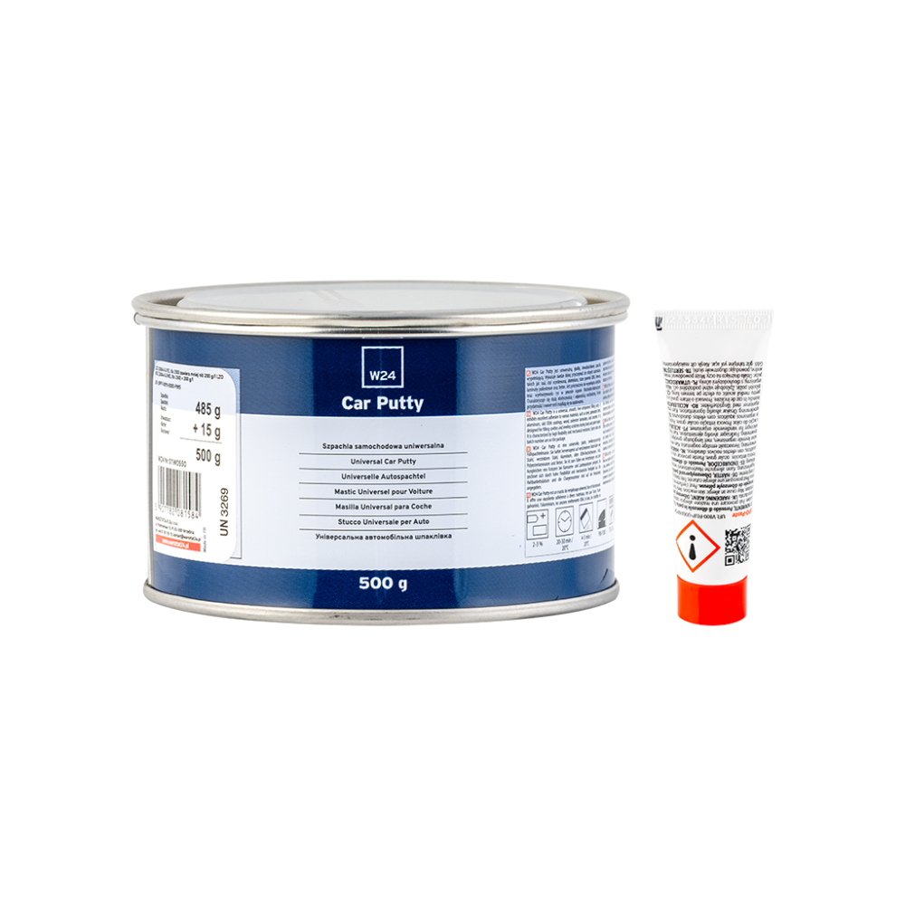 W24 Car Putty - W24 Car Putty - Szpachla samochodowa uniwersalna z utwardzaczem 0 50kg