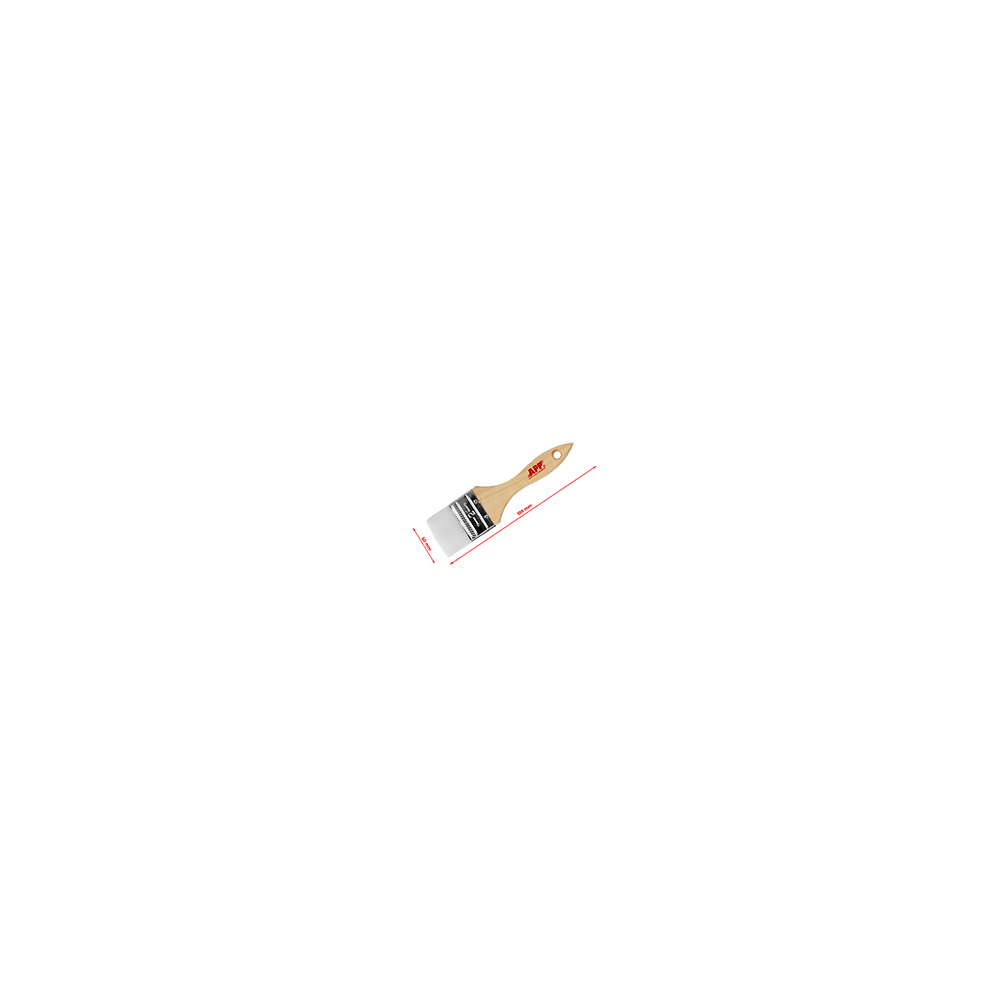 APP PPD - Pędzel płaski PET miękkie włosie 2" (50mm)
