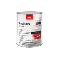 Podkład akrylowy dwuskładnikowy wypełniający APP APP AcrylFiller HQ Fast 4:1 czarny 4 0L