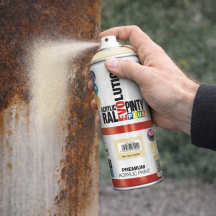 Lakier akrylowy w sprayu Pintyplus Evolution ACRYLIC 400ml RAL 1014 Ivory