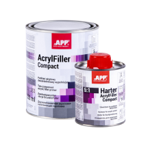 APP AcrylFiller Compact 5:1 - Podkład akrylowy dwuskładnikowy wypełniający Szary 0 83l(2)