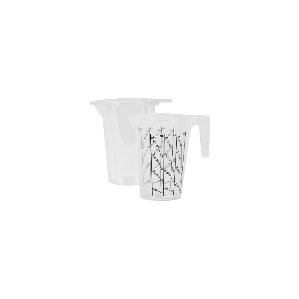 APP Cup System Set - Zestawy kubków do mieszania farb i lakierów (240 wkładów +1 kubek) 640ml (1)