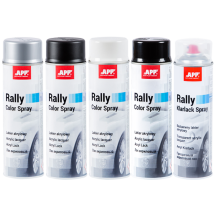 APP Rally Color Spray - Lakier akrylowy czarny połysk 600ml(1)