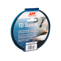 APP TD Super Taśma dwustronnie klejąca 6 mm x 10 m Kolor niebieski(1)