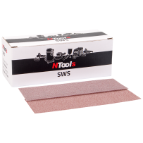 Bande abrasive en maille auto-agrippante NTools SWS - Grain agressif, 70 x 198 mm, 50 pièces